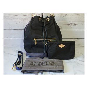MZ Wallace Rome Electric Bedford Bucket Bag BLACK